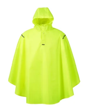 Team 365 Men's Adult Stadium Packable Poncho. TT71