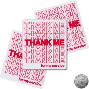 THANK ME FOR MY SERVICE TMFMS REPEATING STICKER