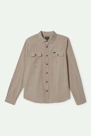 The Daily Cotton L/S Shirt  - Khaki