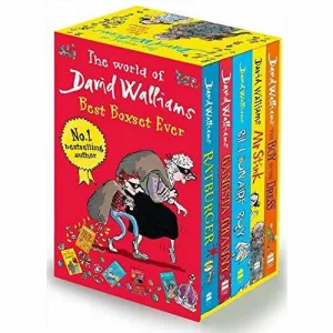 The World of David Walliams Best Boxset Ever 5 Books Collection Set (Ratburger, Gangsta)