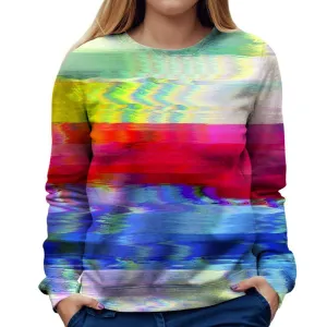 Thick Lines Womens Sweatshirt