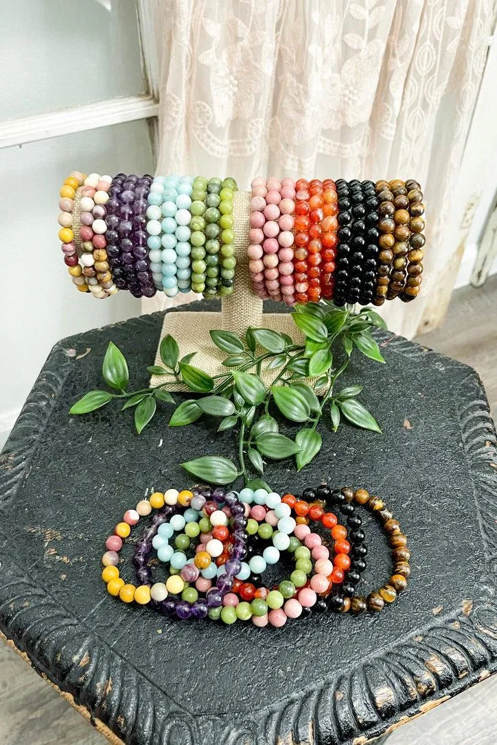 Tigers Eye 8mm Bead Bracelet