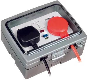 Timeguard TGV205NP 2 Gang IP66 RCD Socket Active