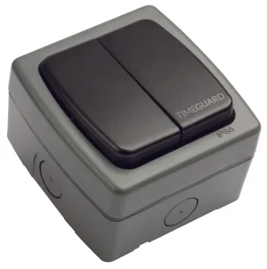Timeguard TGVL02 Twin Gang 2-Way Switch (SP)