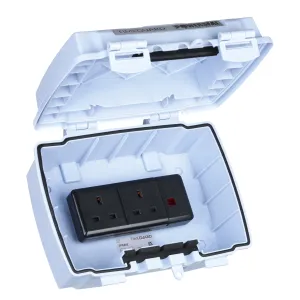 Timeguard TPS202 Outdoor Multi Connector Box Twin Gang