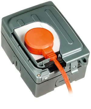 Timeguard WXT101N IP66 Single Gang 13A Switched Socket