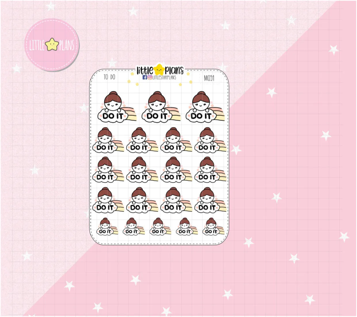 To Do Cloud, Mimi Cloud, Header | Mimi Stickers