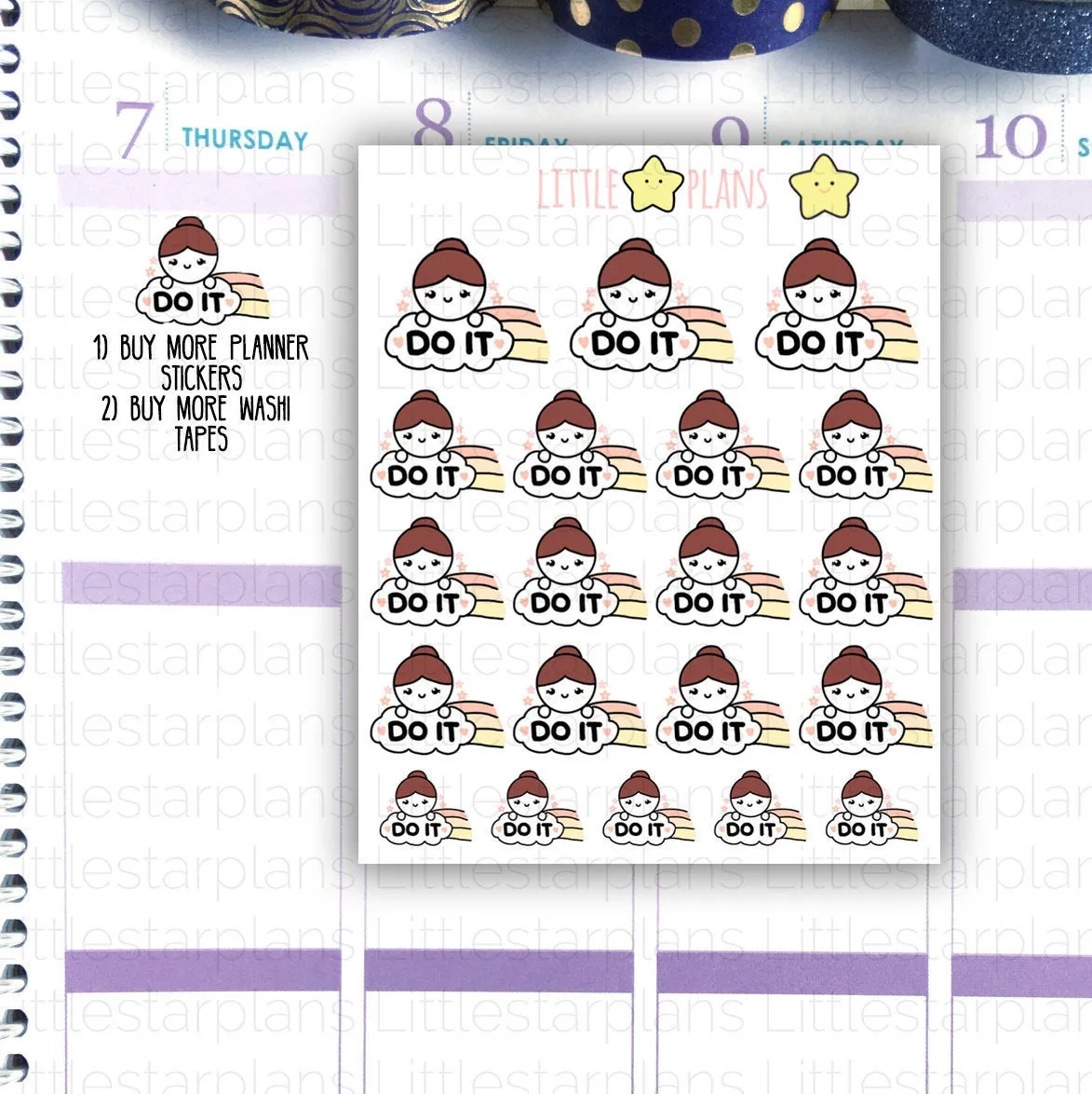 To Do Cloud, Mimi Cloud, Header | Mimi Stickers