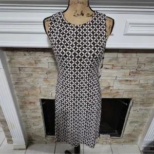 Tommy Hilfiger geometric stretch Sleeveless dress size 2 new!!!