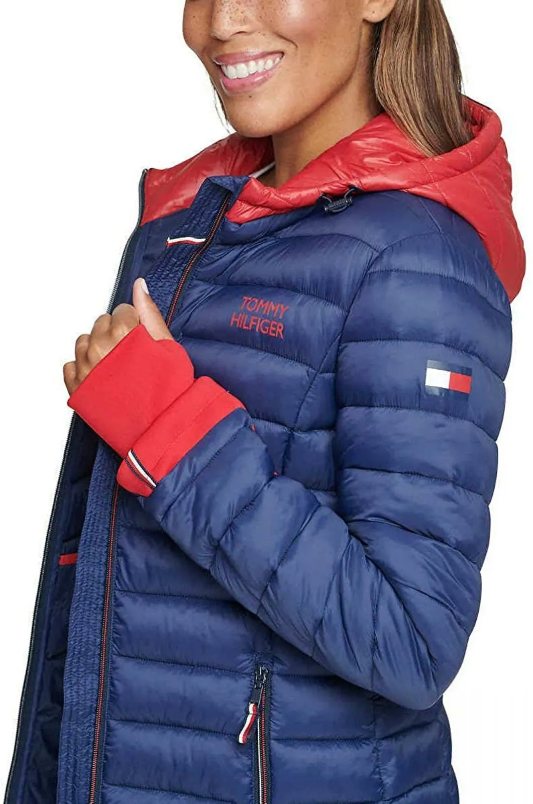 Tommy Hilfiger Women's Hooded Packable Puffer Coat