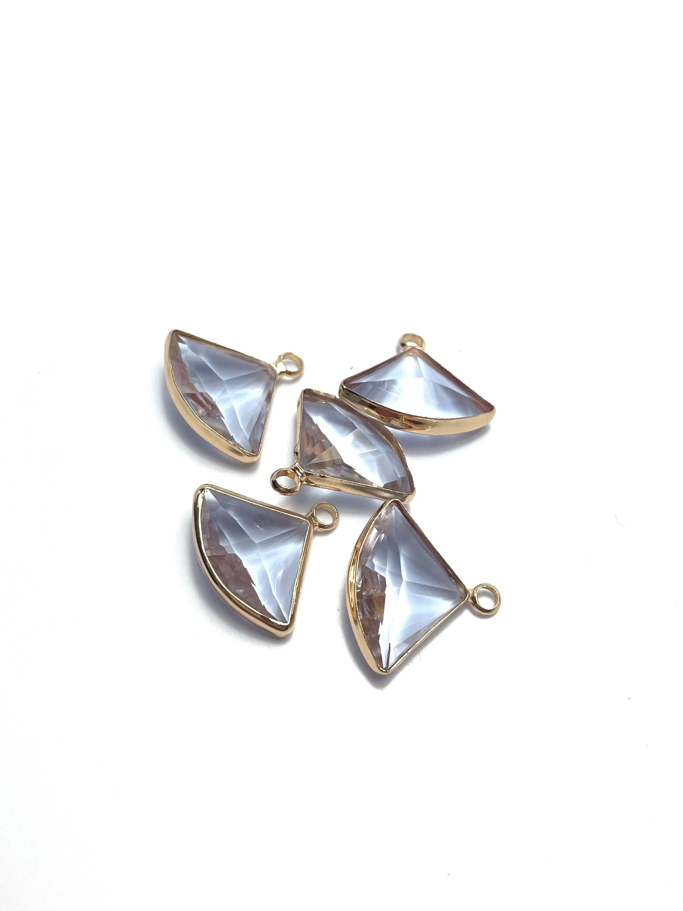 Triangle crystal jewel
