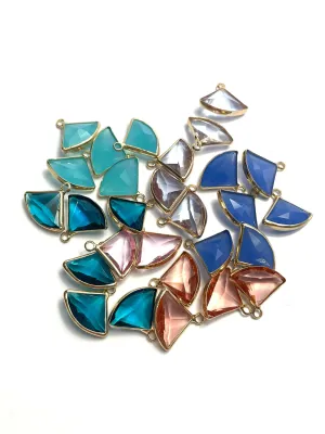 Triangle crystal jewel