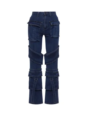 TRUE BLUE CARGO JEANS