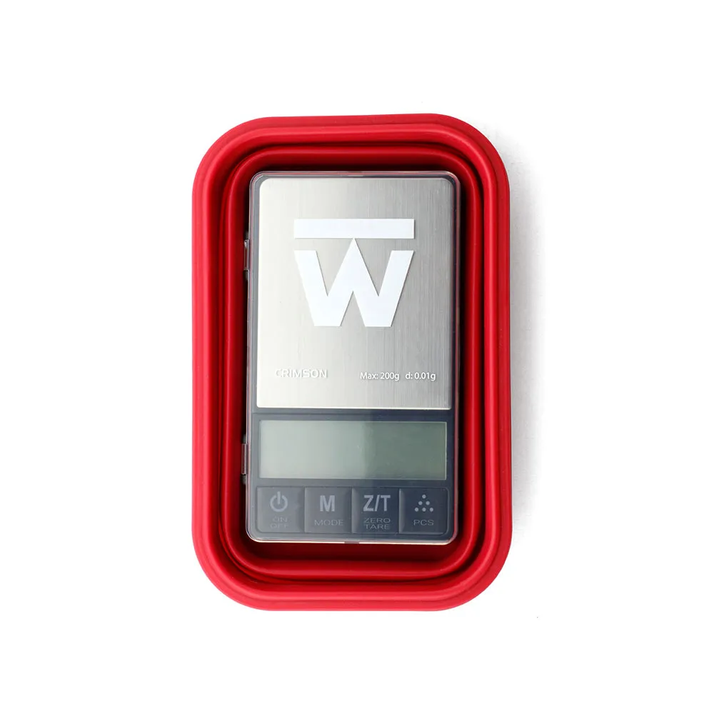 Truweigh Crimson Scale Collapsible Bowl