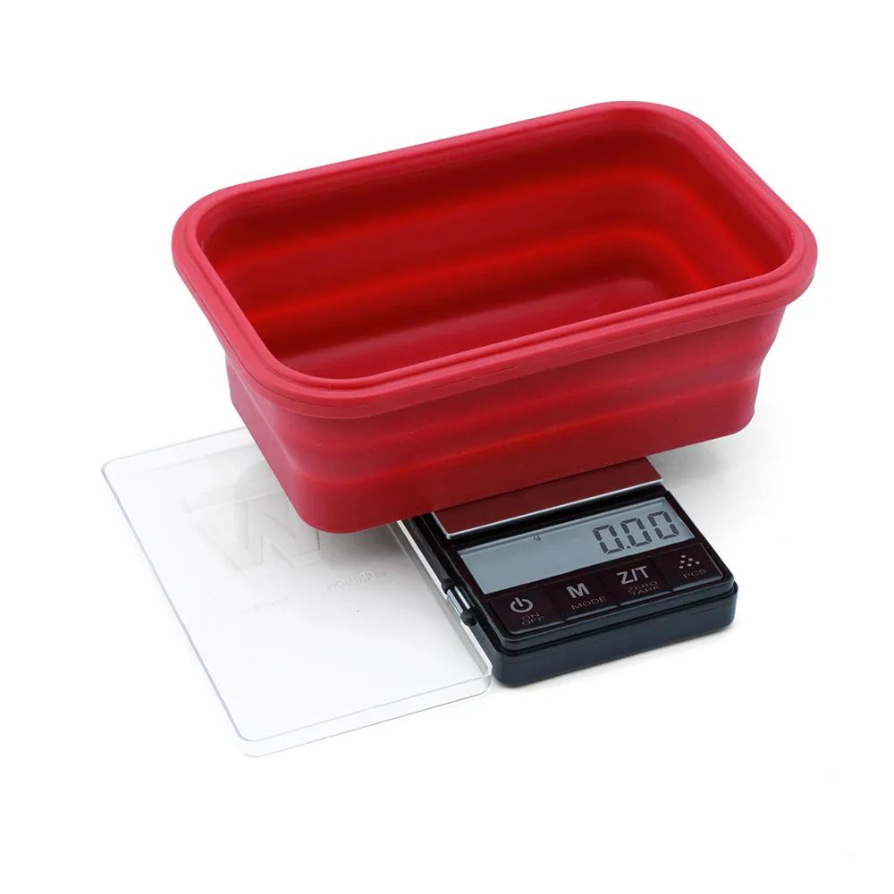 Truweigh Crimson Scale Collapsible Bowl