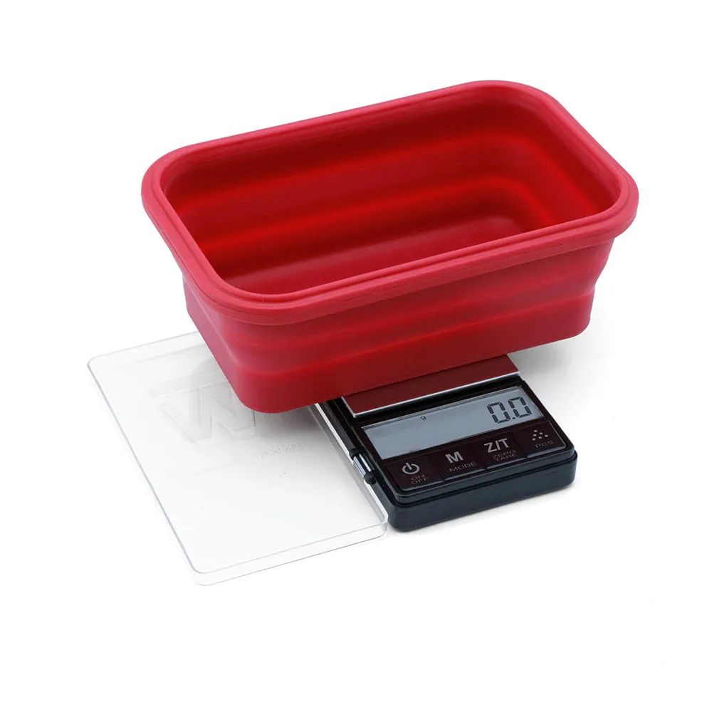 Truweigh Crimson Scale Collapsible Bowl