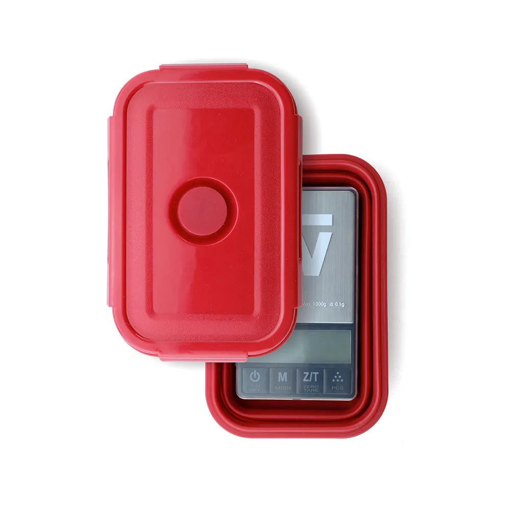 Truweigh Crimson Scale Collapsible Bowl