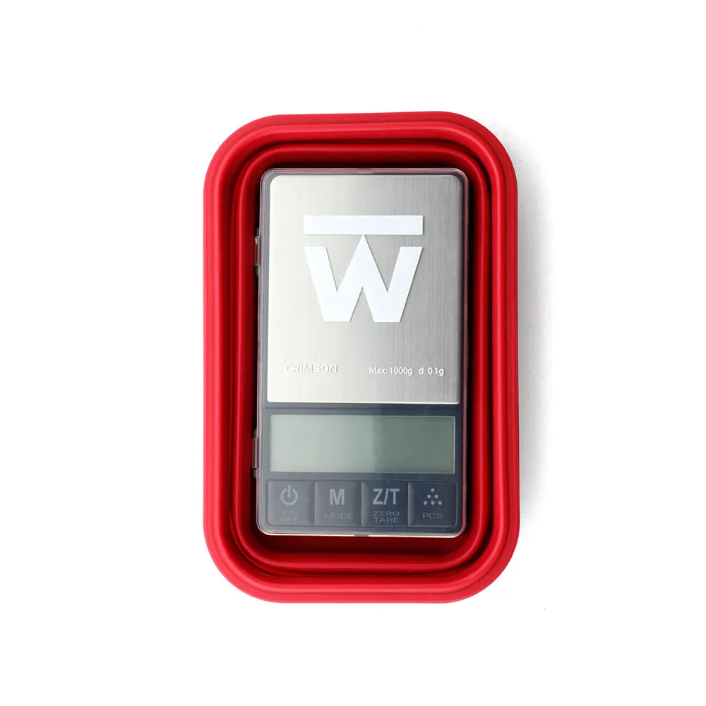 Truweigh Crimson Scale Collapsible Bowl