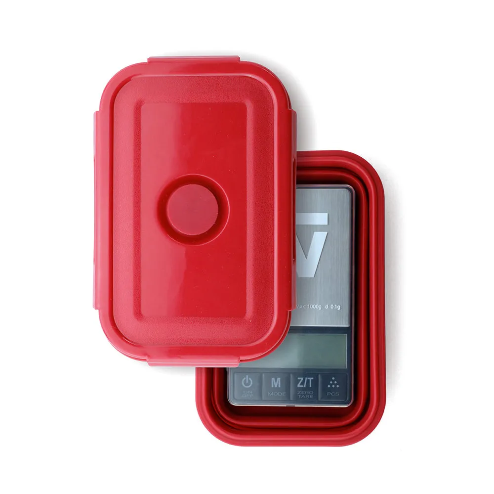 Truweigh Crimson Scale Collapsible Bowl