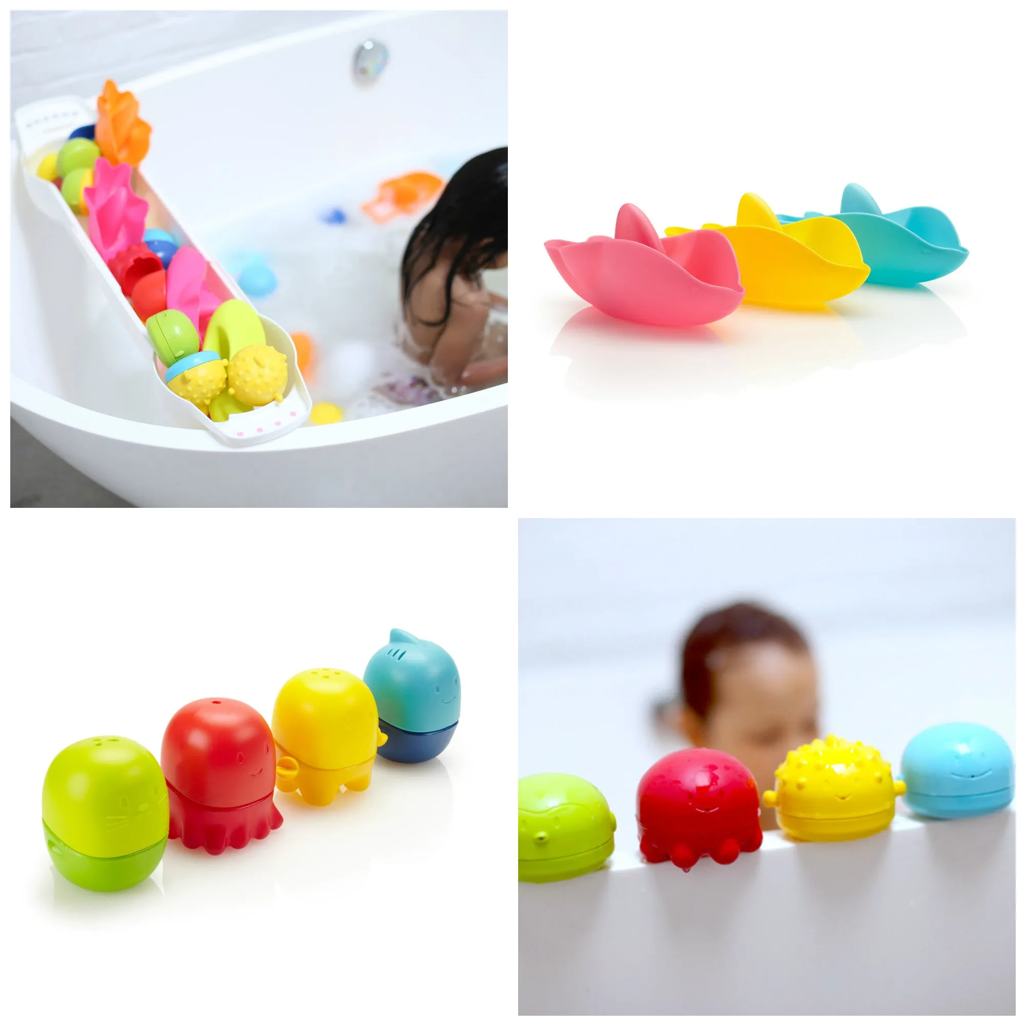 Ubbi Bath Toy Organizer and Toy Set