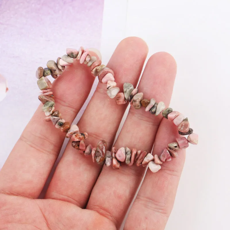 Unakite Crystal Bracelet - Chip