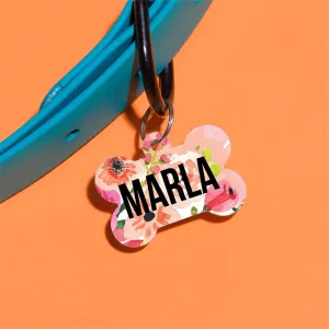 Uptown Floral Pet ID Tag