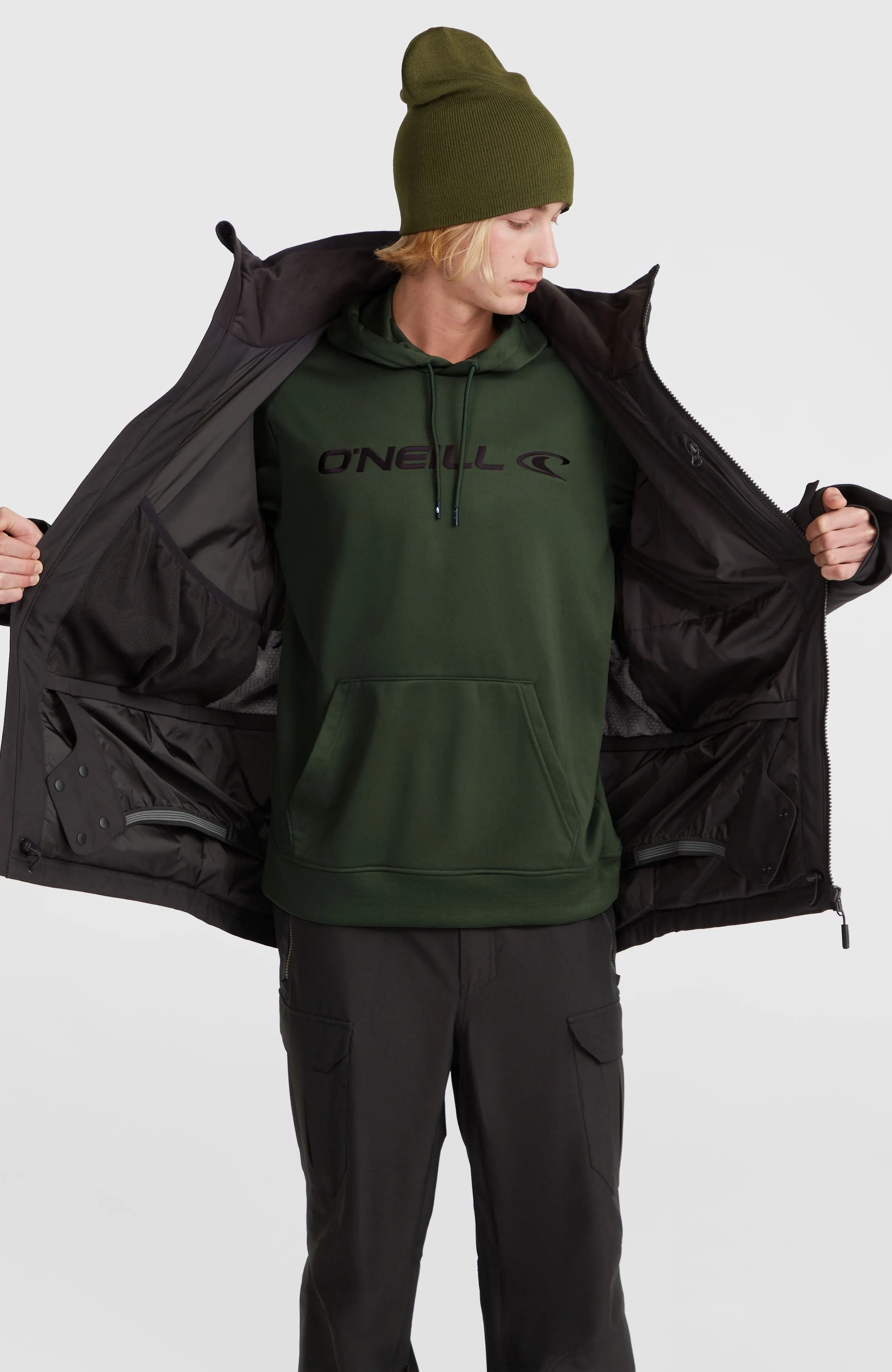 Utility Hybrid-Skijacke | Black Out