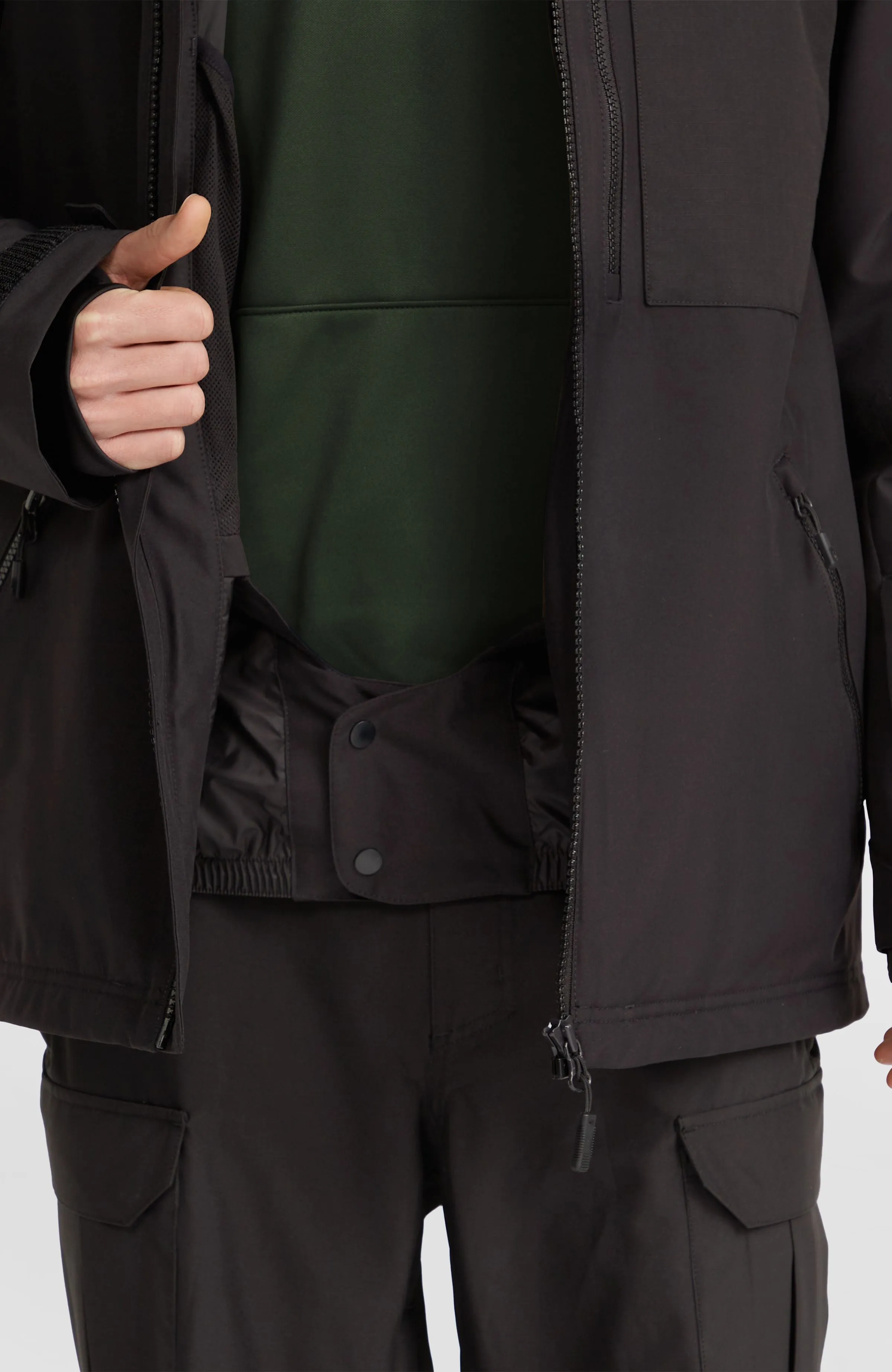 Utility Hybrid-Skijacke | Black Out