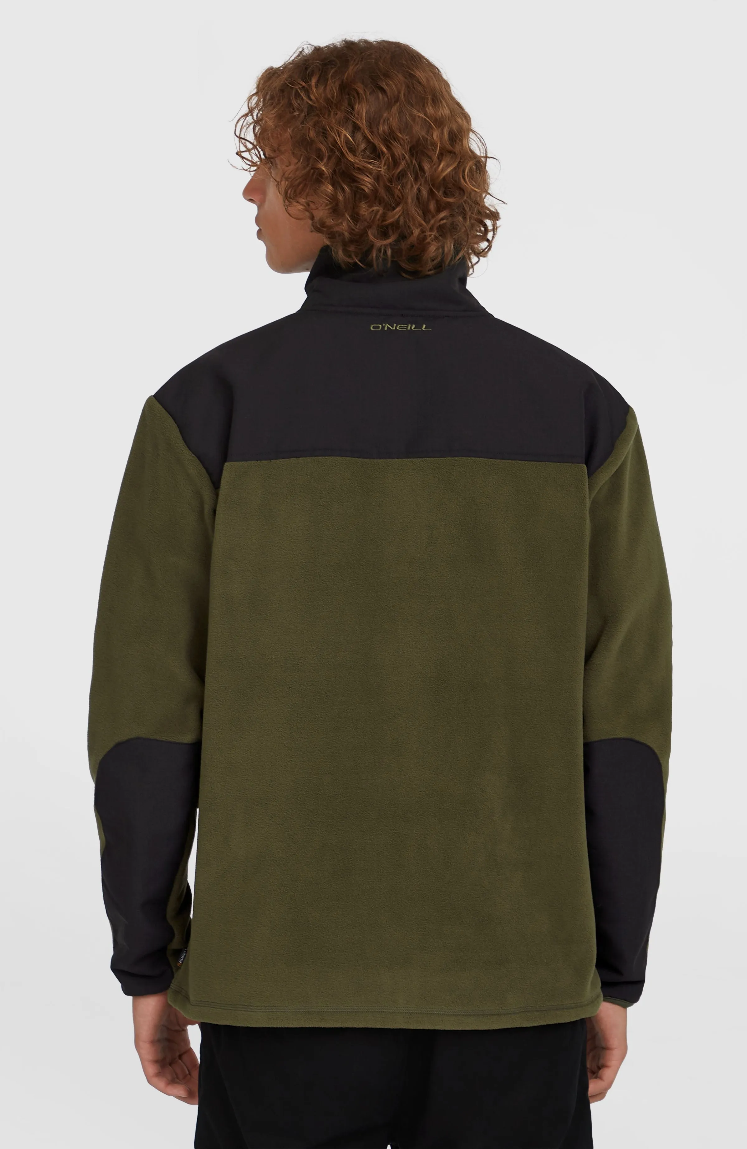Utility Polartec® 200 Fleecejacke mit Reißverschluss | Forest Night Colour Block