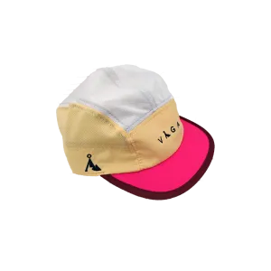 VAGA Club Cap - Poster Pink/Pale Yellow/White/Bordo