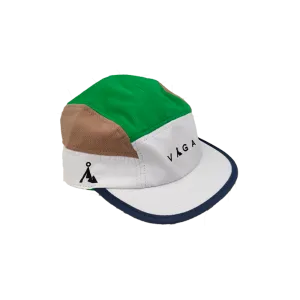VAGA Club Cap - White/Camel/Lime Green/Navy Blue
