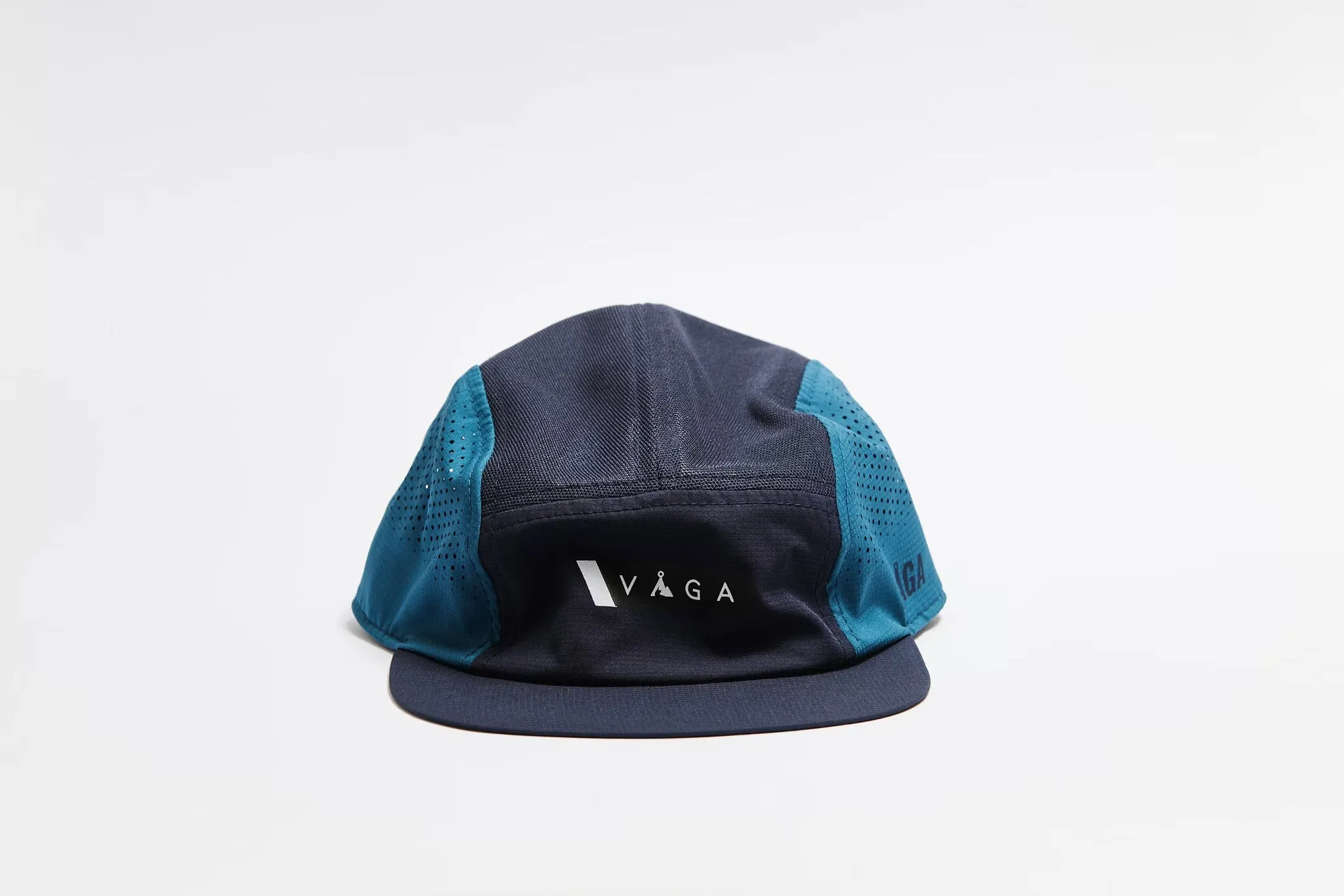 VAGA Feather Racing Cap - Navy Blue/Teal/Black