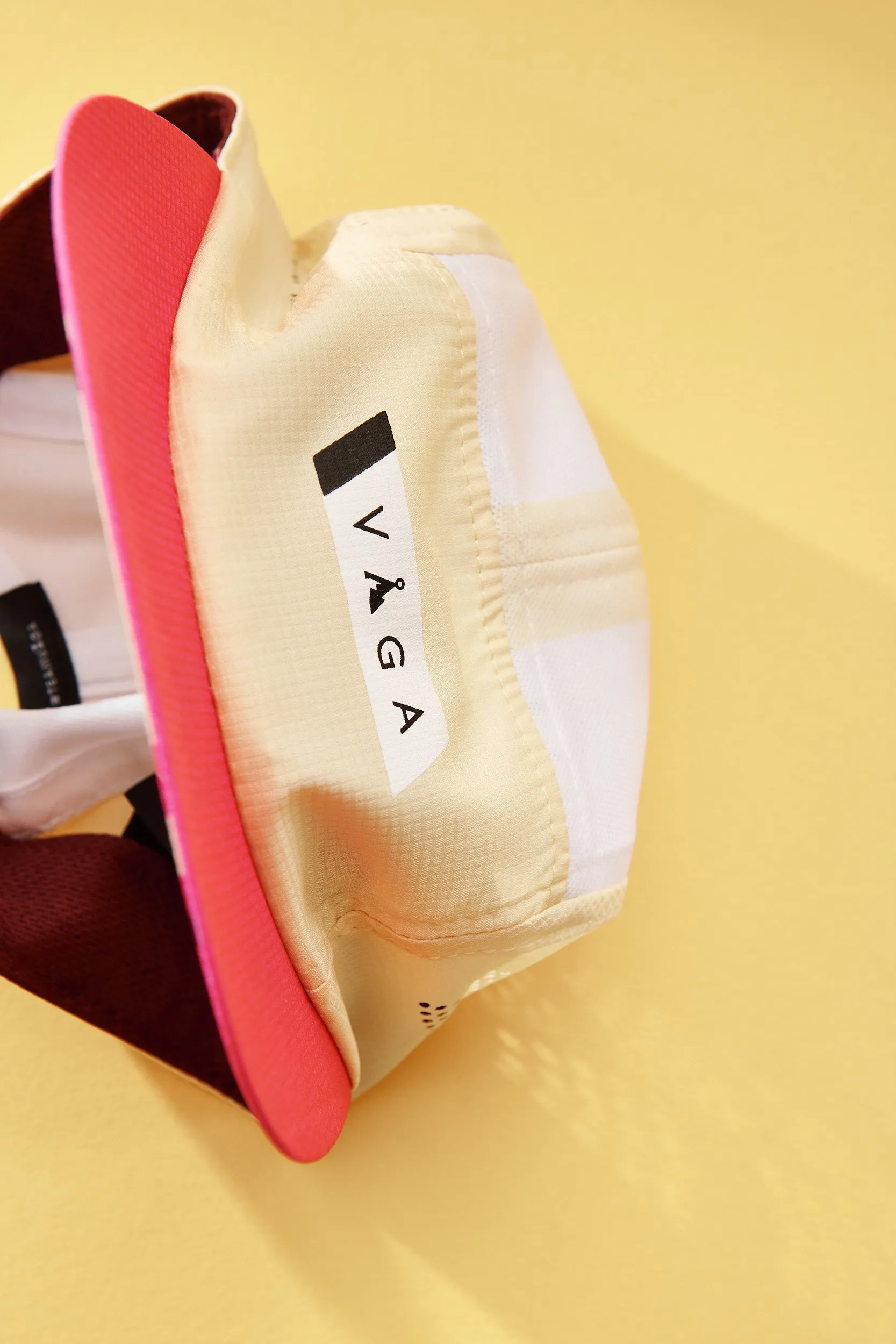 VAGA Feather Racing Cap - Poster Pink/Pale Yellow/White/Bordo