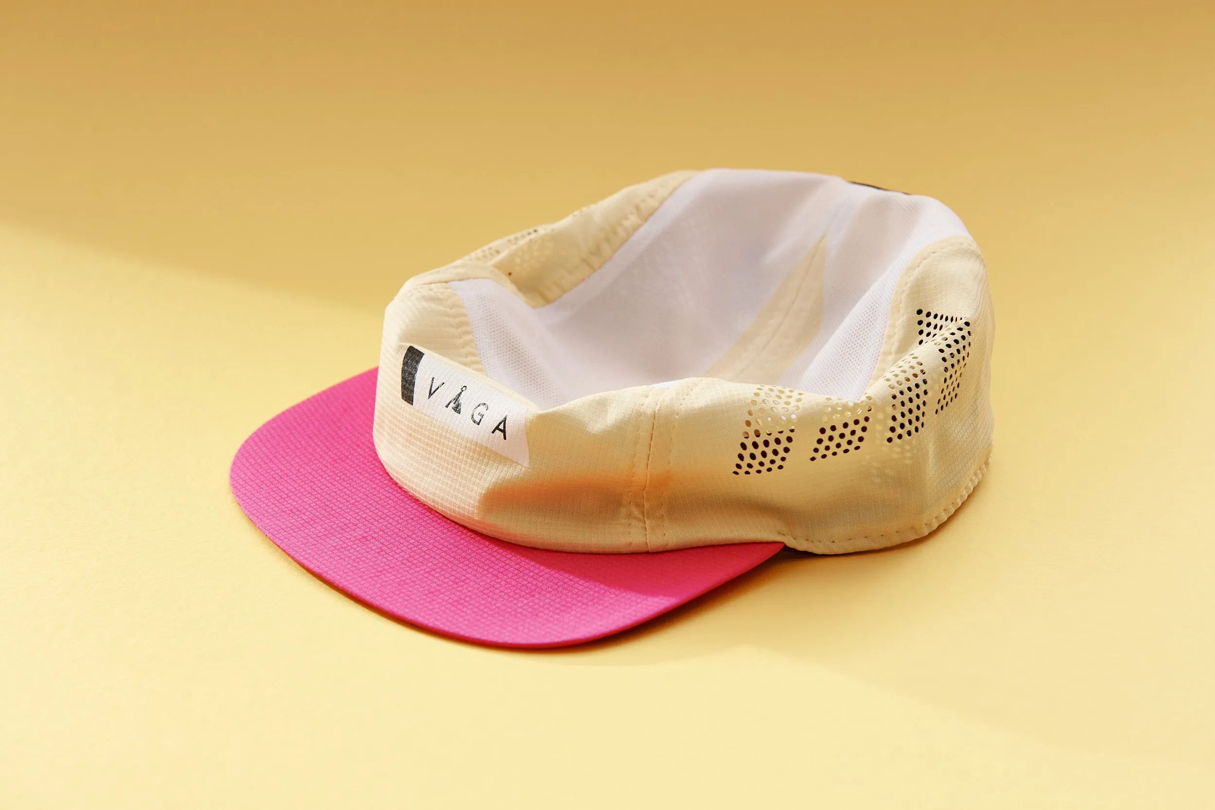VAGA Feather Racing Cap - Poster Pink/Pale Yellow/White/Bordo