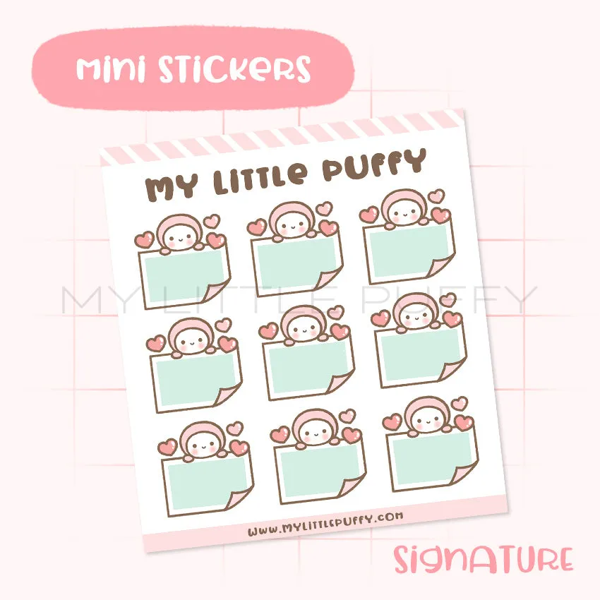 Valentine's 'Mini Note' Planner Sticker