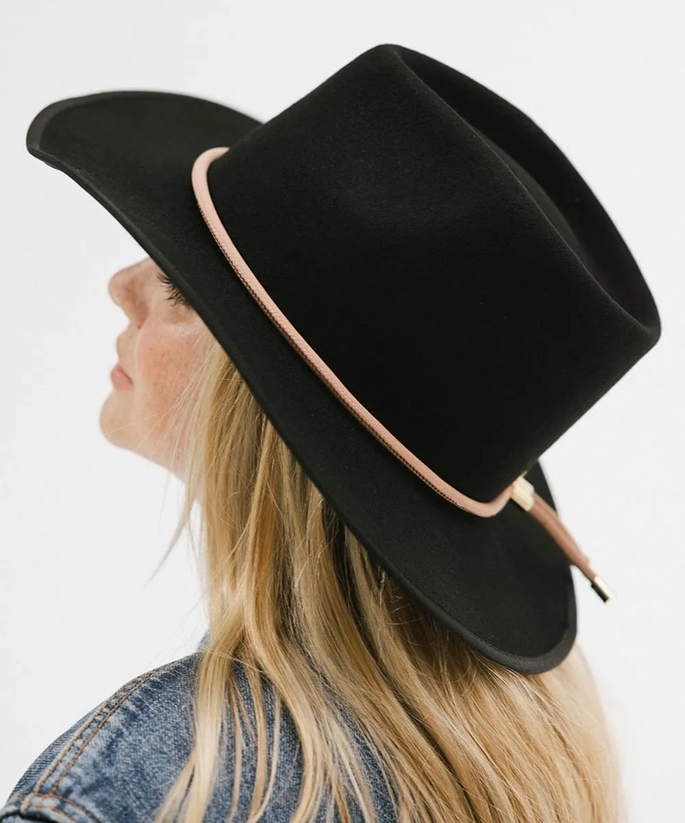 Vegan Leather Bolo Band