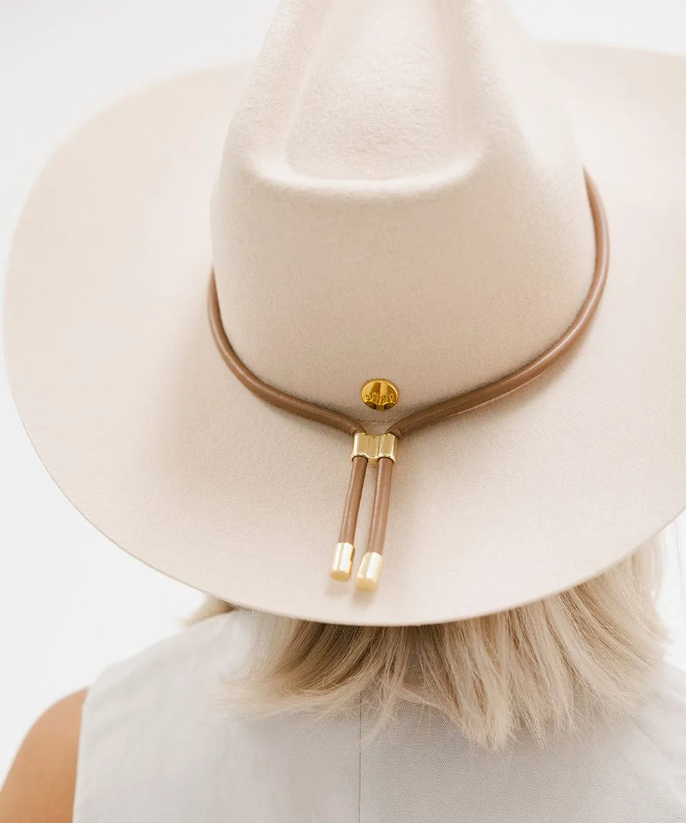 Vegan Leather Bolo Band