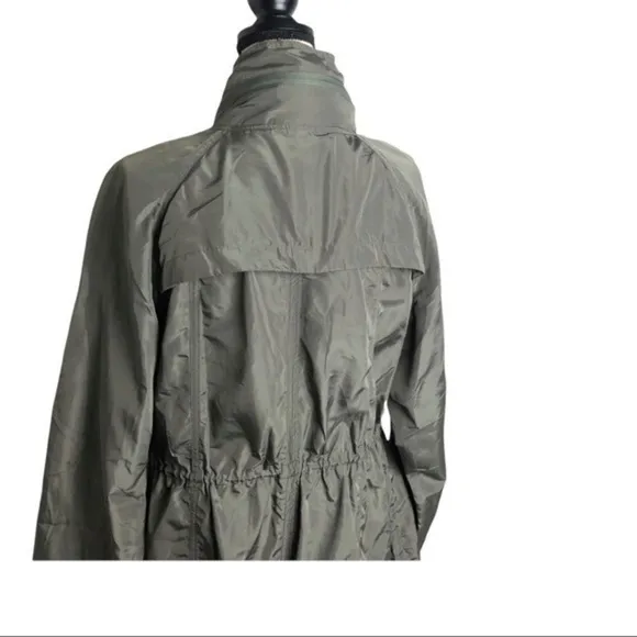Velocity Green Water Repellent Hood Active Jacket