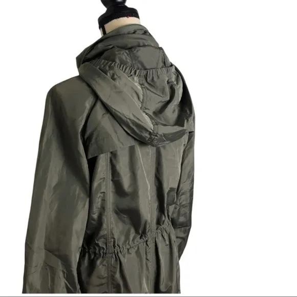 Velocity Green Water Repellent Hood Active Jacket