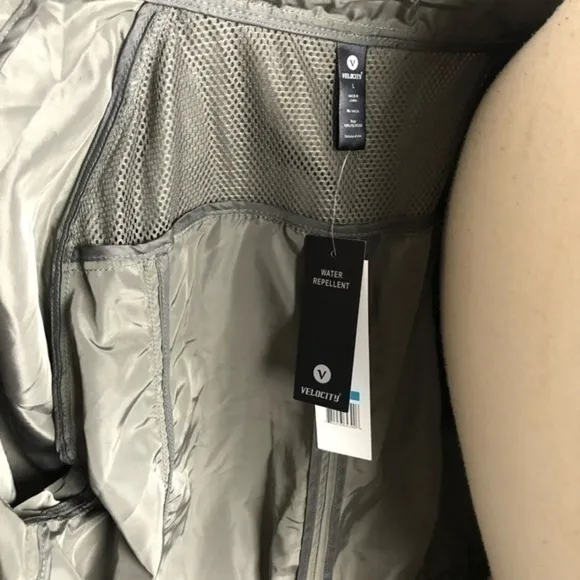 Velocity Green Water Repellent Hood Active Jacket
