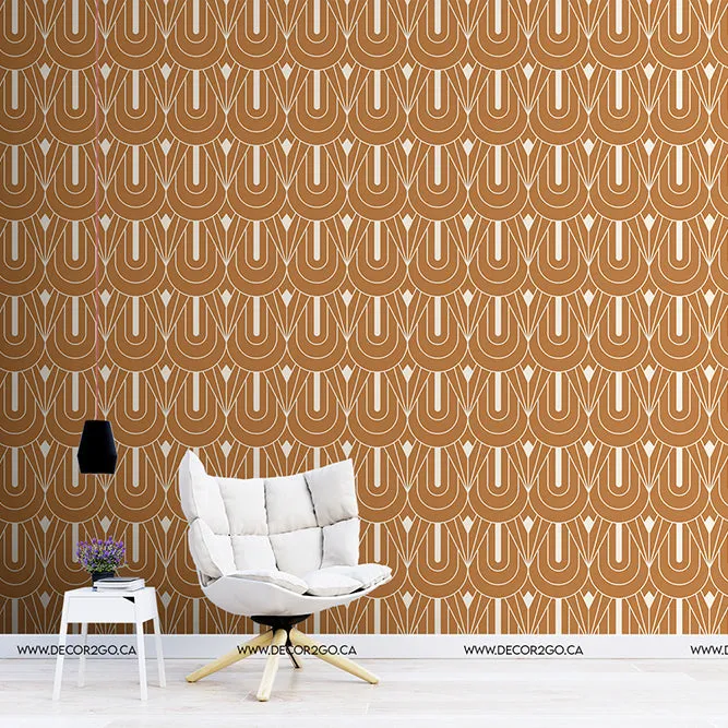 Vintage Abstract Geometry  Wallpaper Mural
