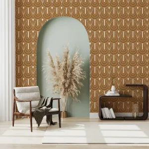 Vintage Abstract Geometry  Wallpaper Mural