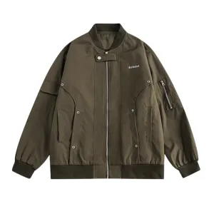 Vintage Multi Pocket Bomber Jacket