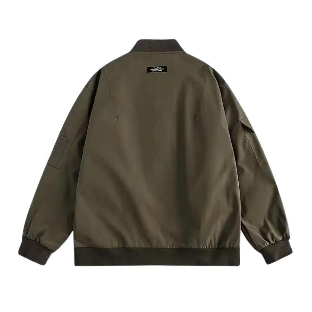 Vintage Multi Pocket Bomber Jacket