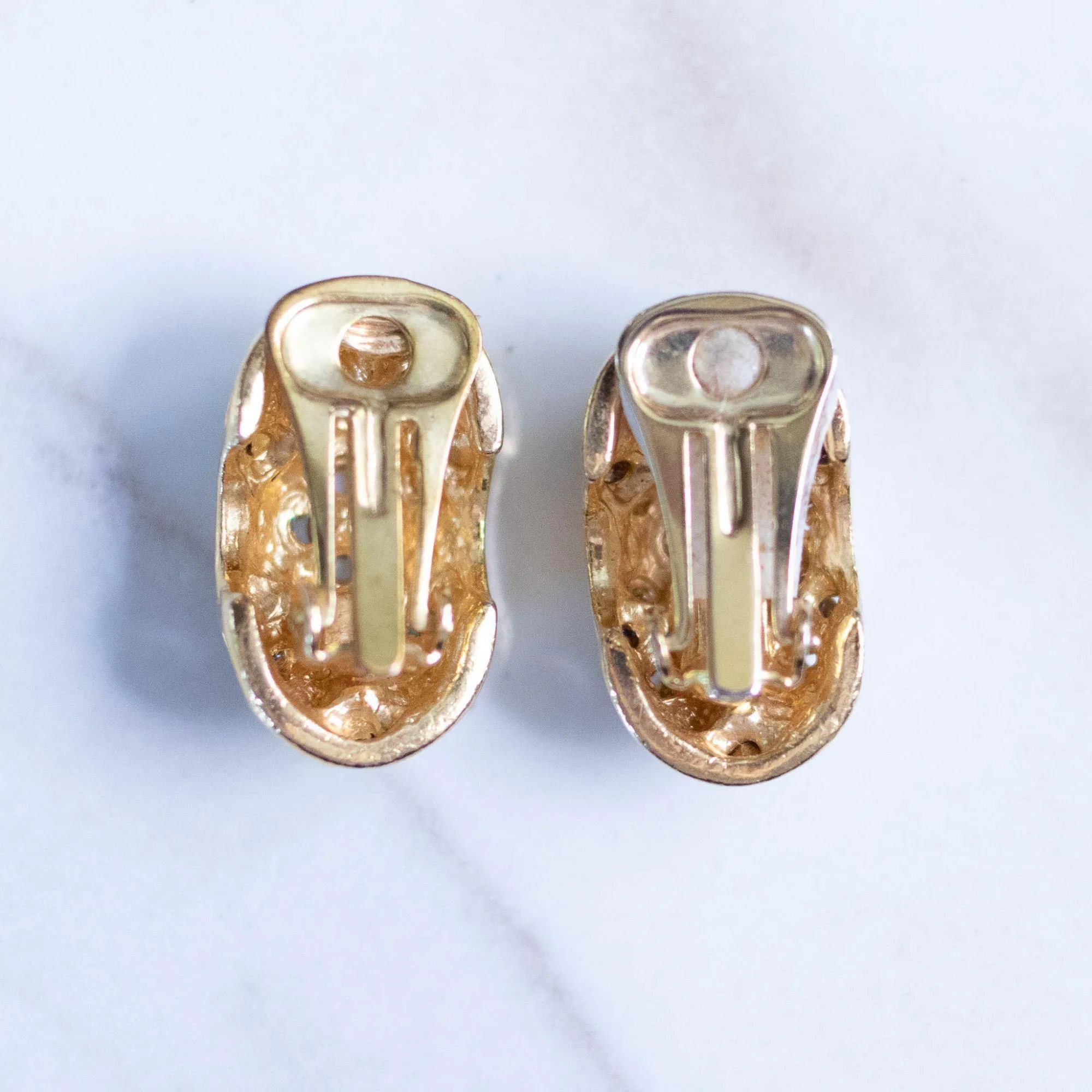 Vintage Savvy Swarovski Jewel Tone Rhinestone Statement Earrings