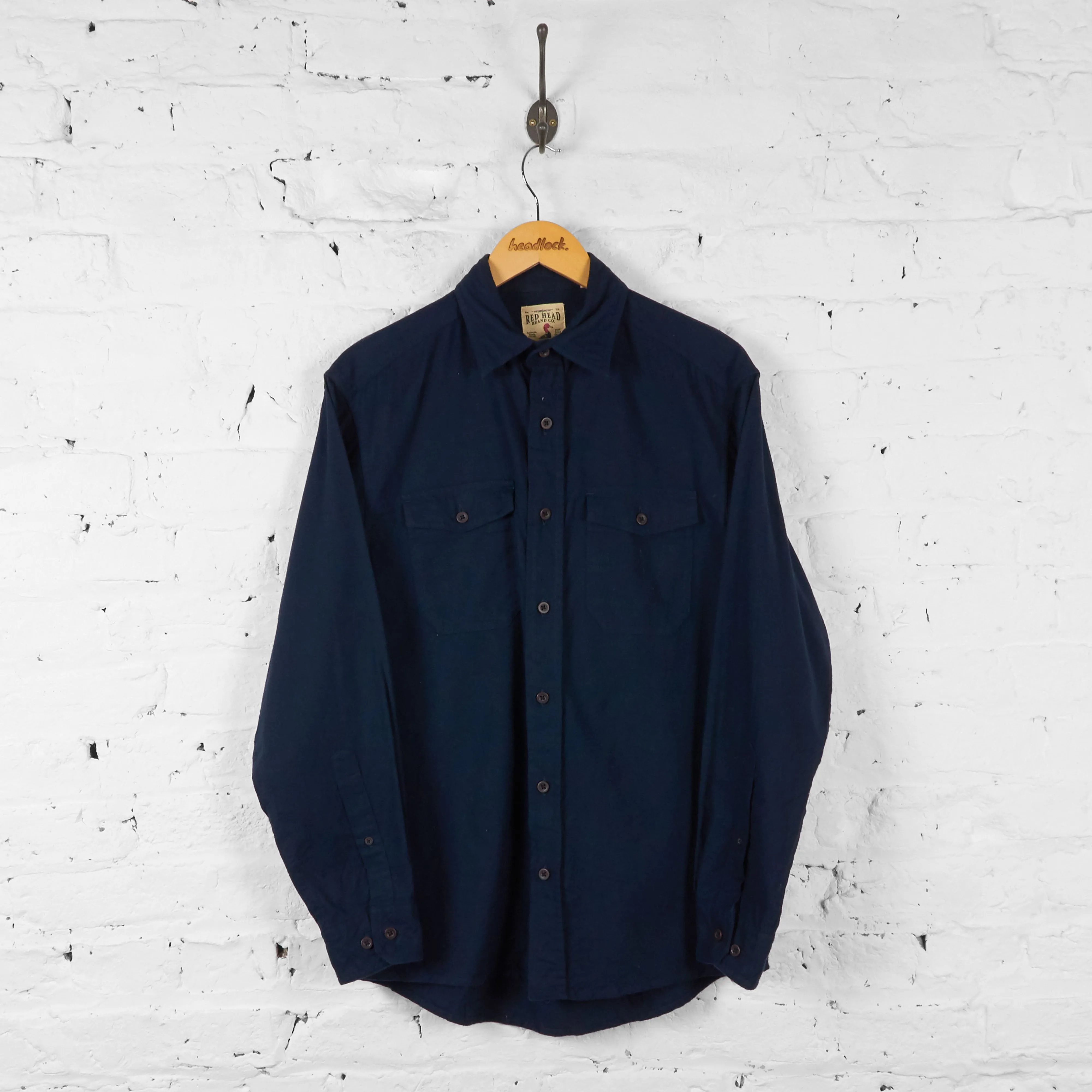Vintage Utility Shirt - Navy - S