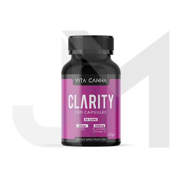 Vita Canna 1000mg Broad Spectrum Functional CBD Vegan Capsules - 50 Caps