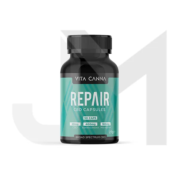 Vita Canna 1000mg Broad Spectrum Functional CBD Vegan Capsules - 50 Caps