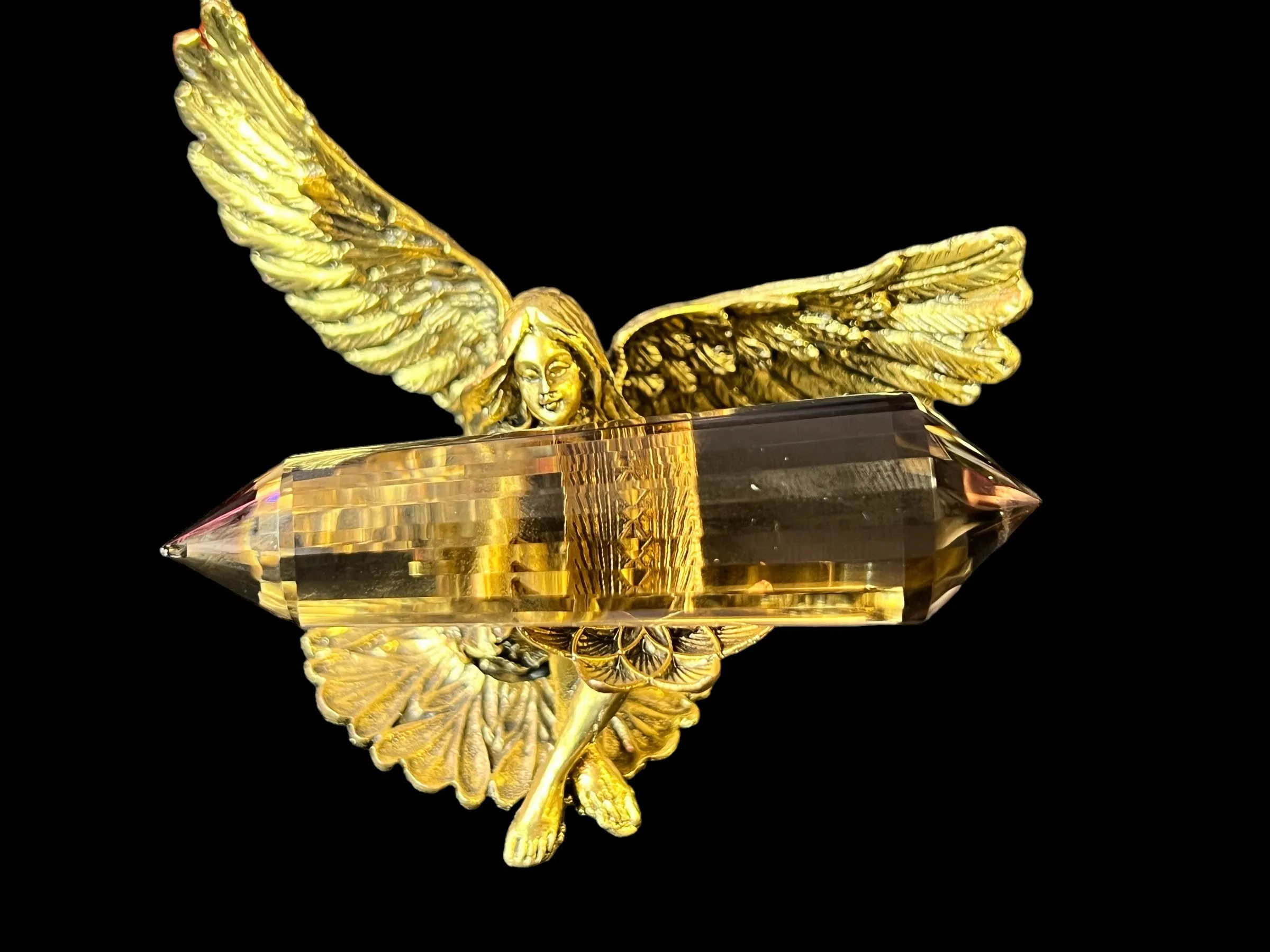Vogel Crystal - 24 Sides Smoky Quartz