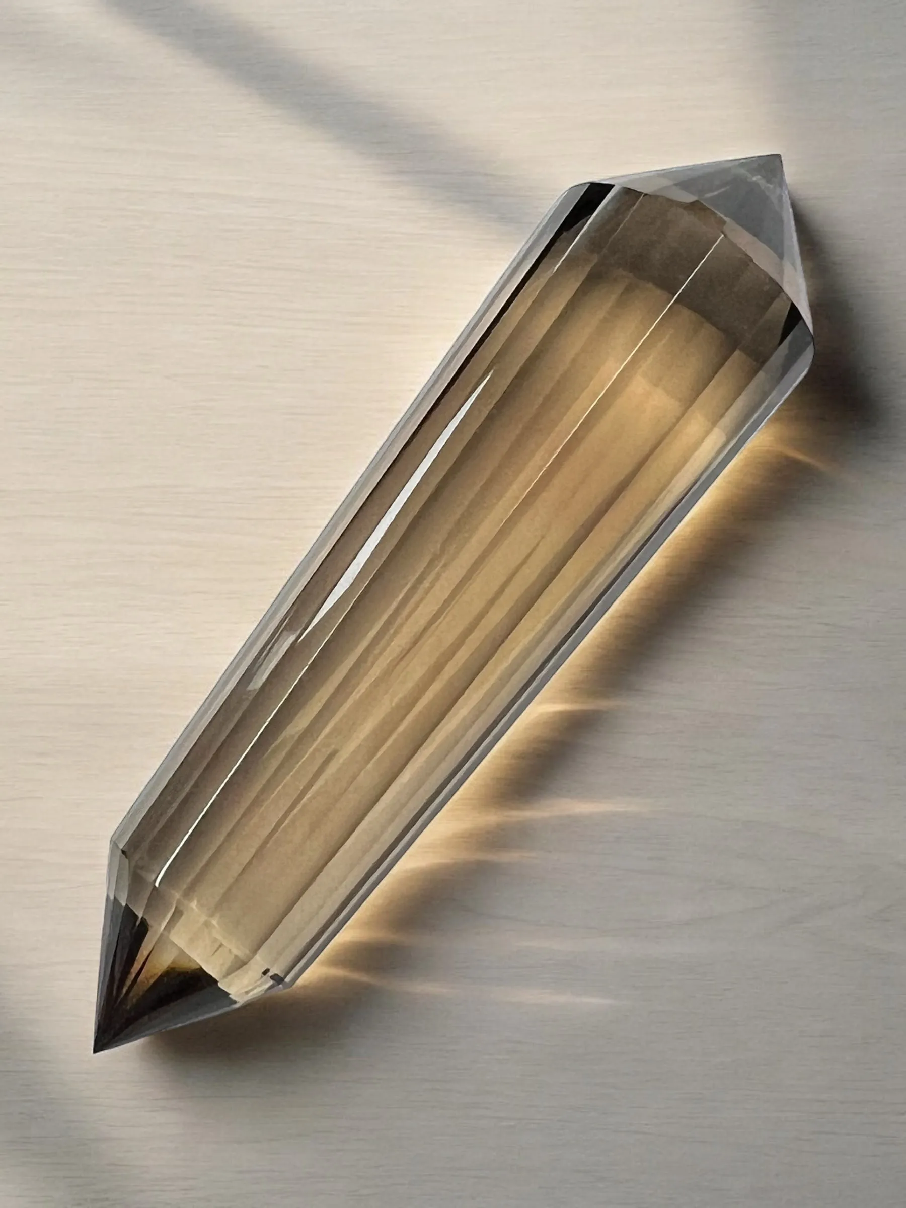 Vogel Crystal - 24 Sides Smoky Quartz